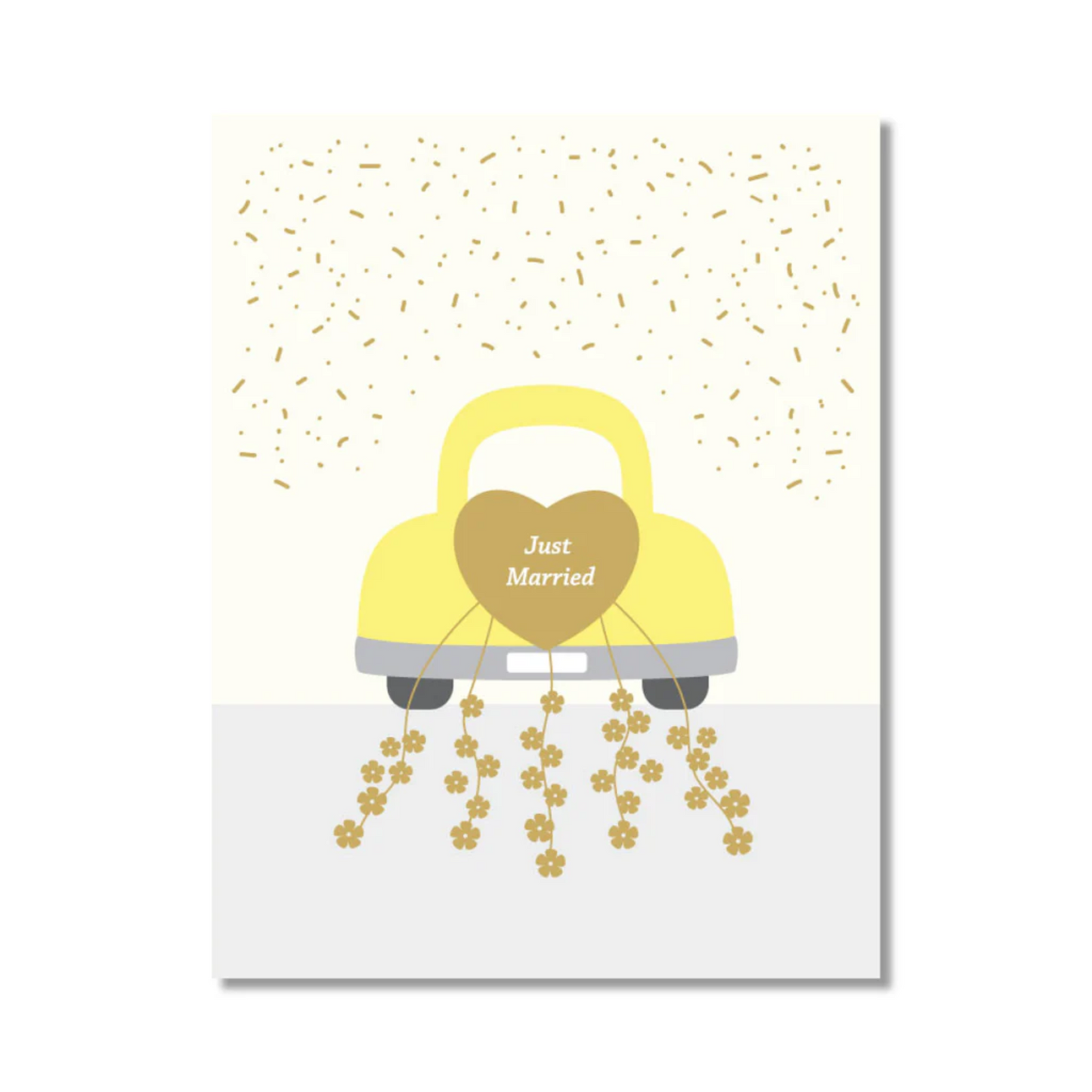 Just Married Wedding Card