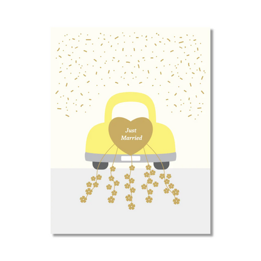 Just Married Wedding Card
