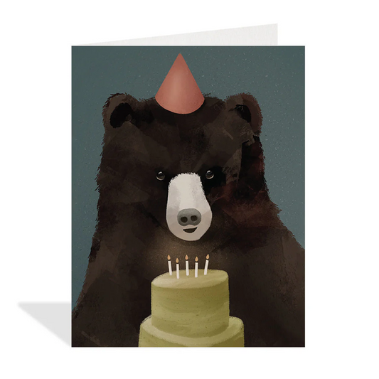 Party Bear Birthday Card