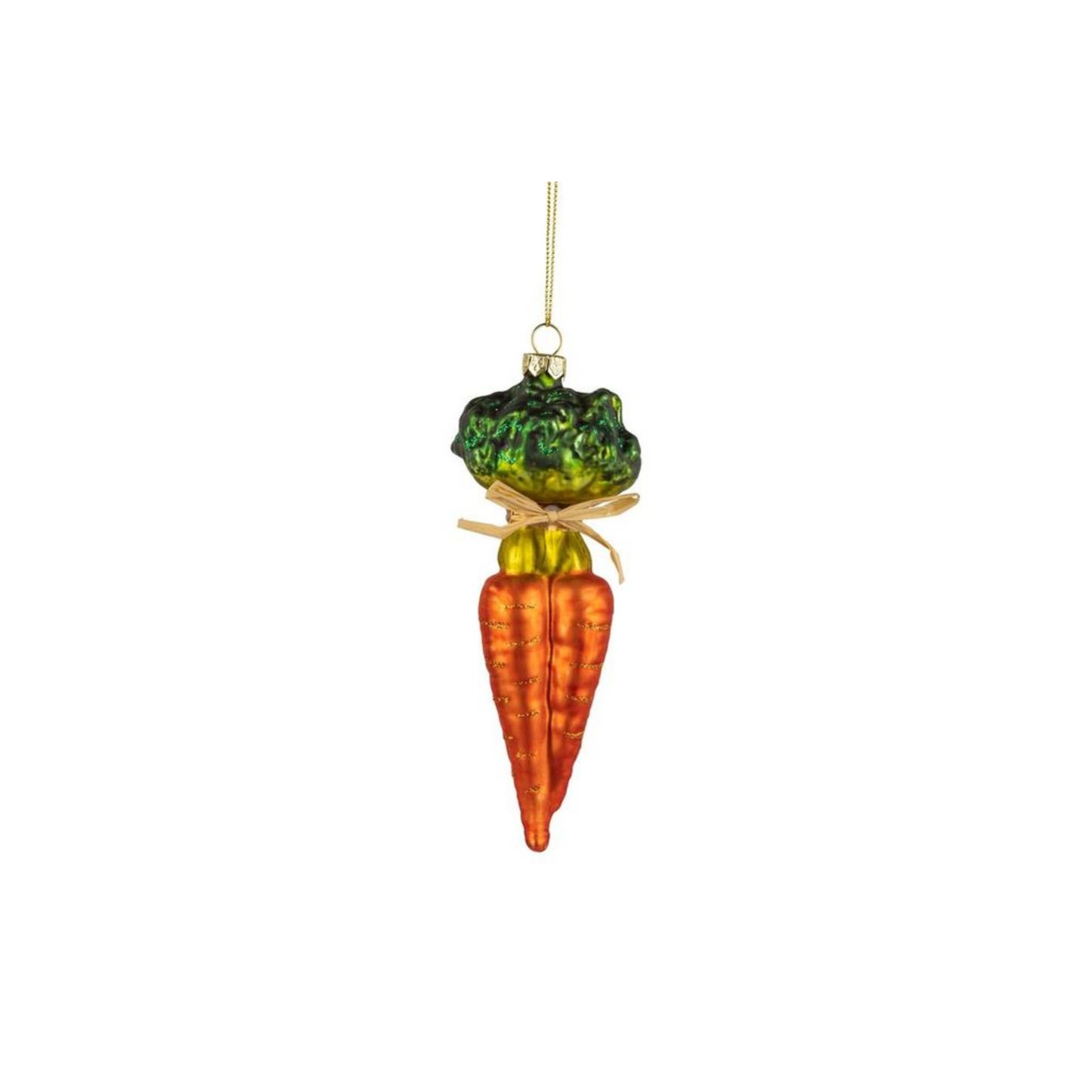 Carrot Glass Ornament