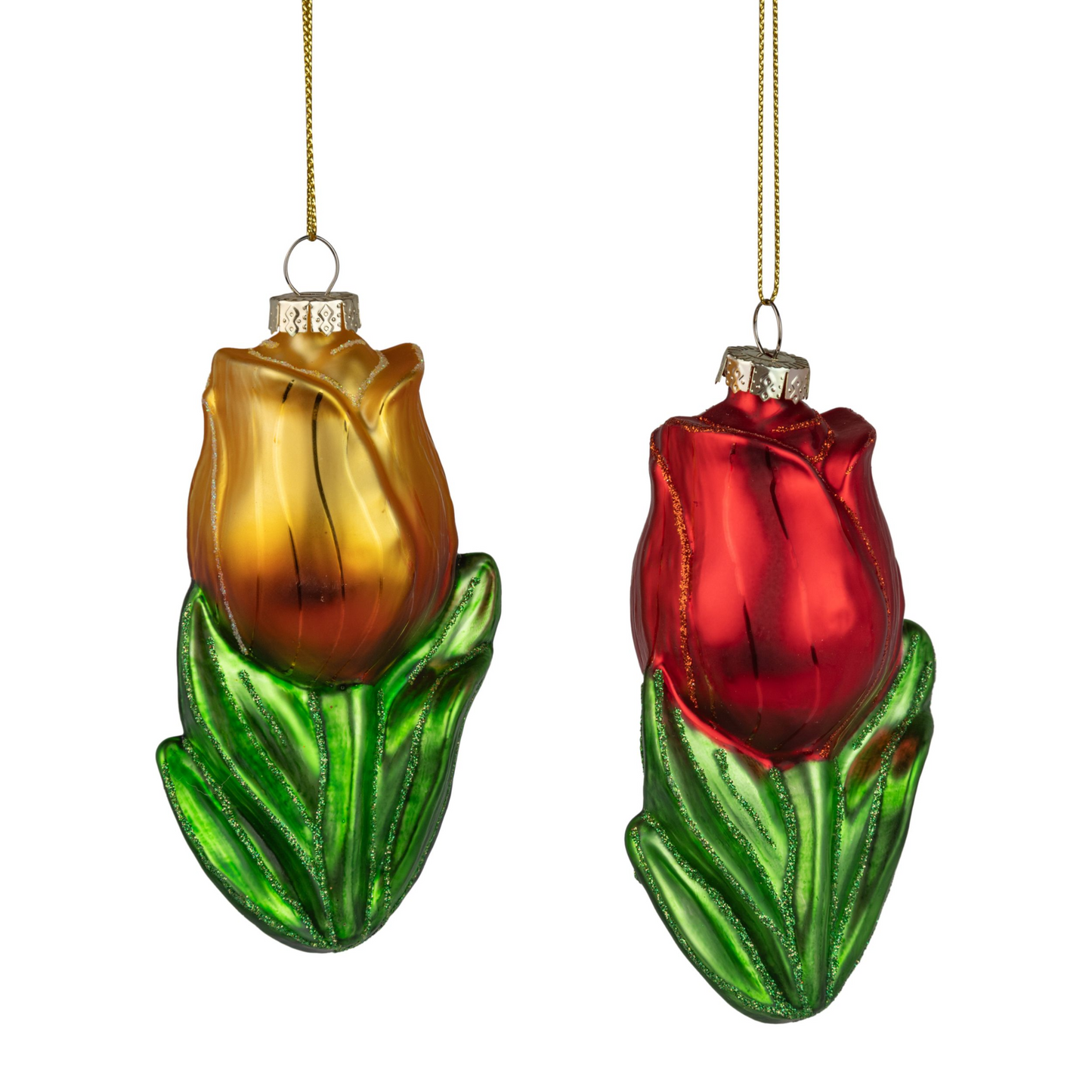 Tulip Glass Ornament