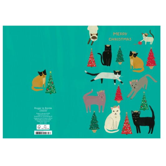 Festive Cats Boxed Holiday Cards