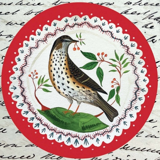 Mistle Thrush Boxed Holiday Cards