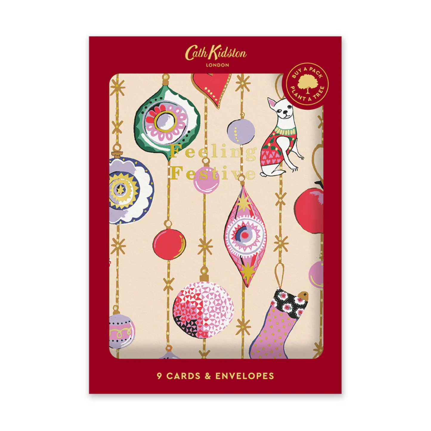 Cath Kidston x 3 Designs Christmas Card Set