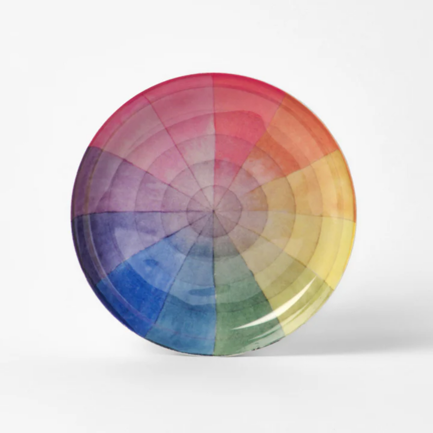 Vintage Colour Wheel Enamel Tray