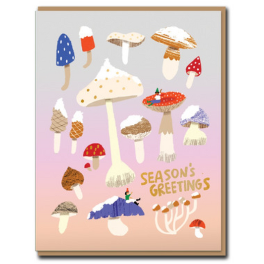 Shroomy Winter Boxed Holiday Cards