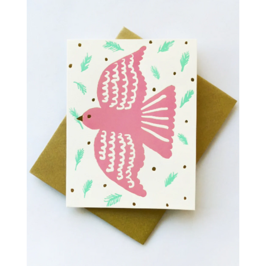 Pink Dove Boxed Holiday Cards