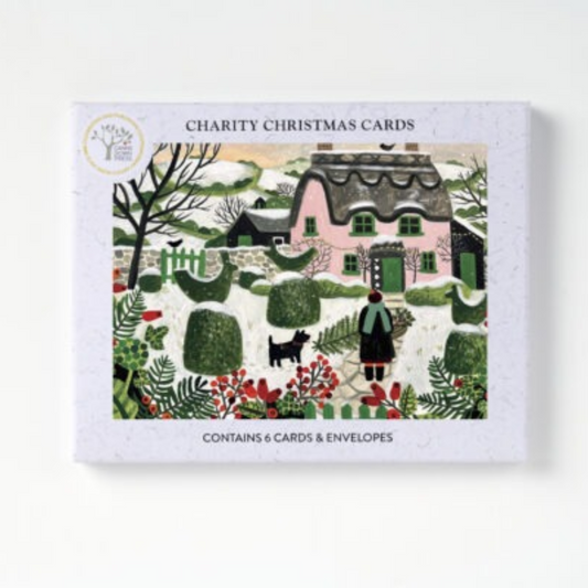 Pink Cottage Boxed Holiday Cards