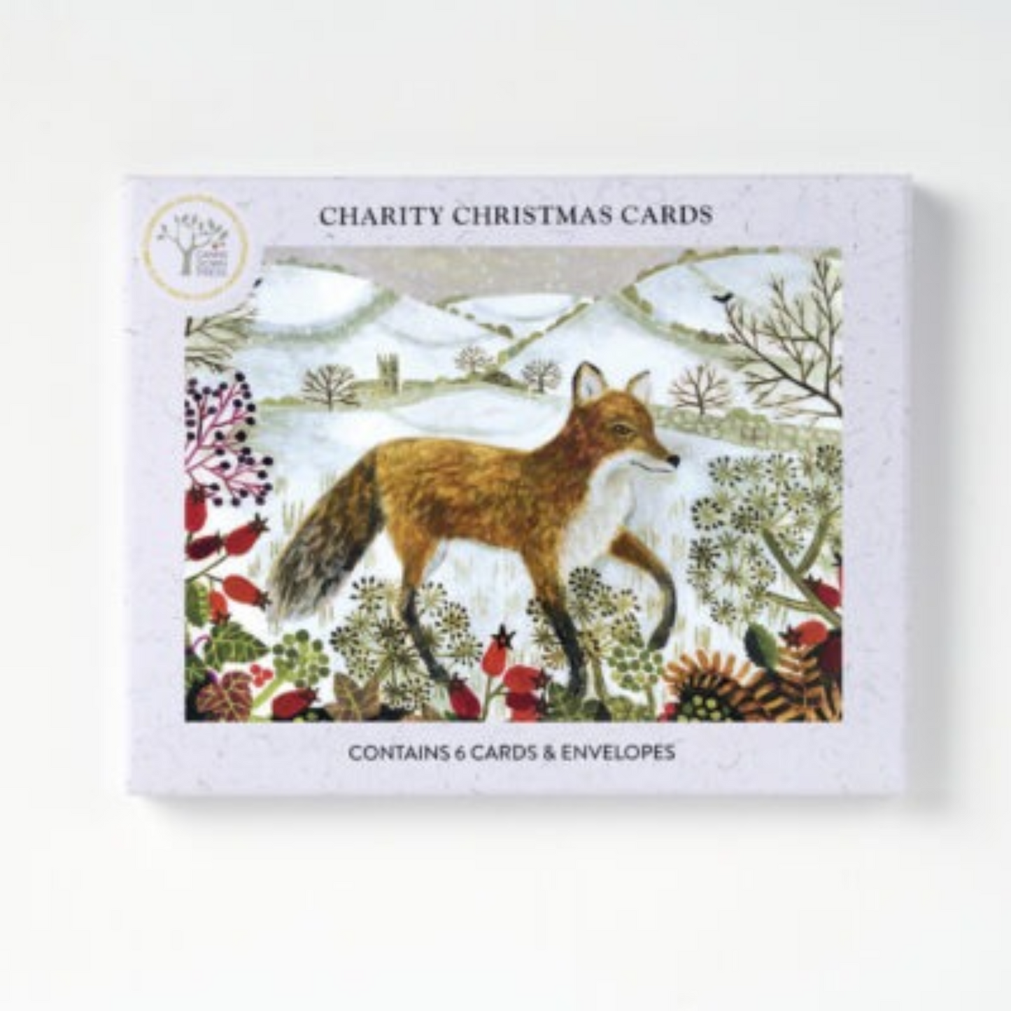 Fox in Winter Boxed Holiday Cards