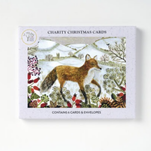 Fox in Winter Boxed Holiday Cards