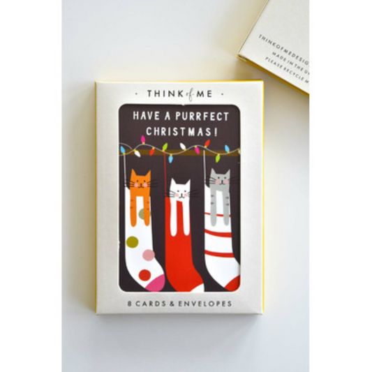 Purrfect Christmas Boxed Holiday Cards