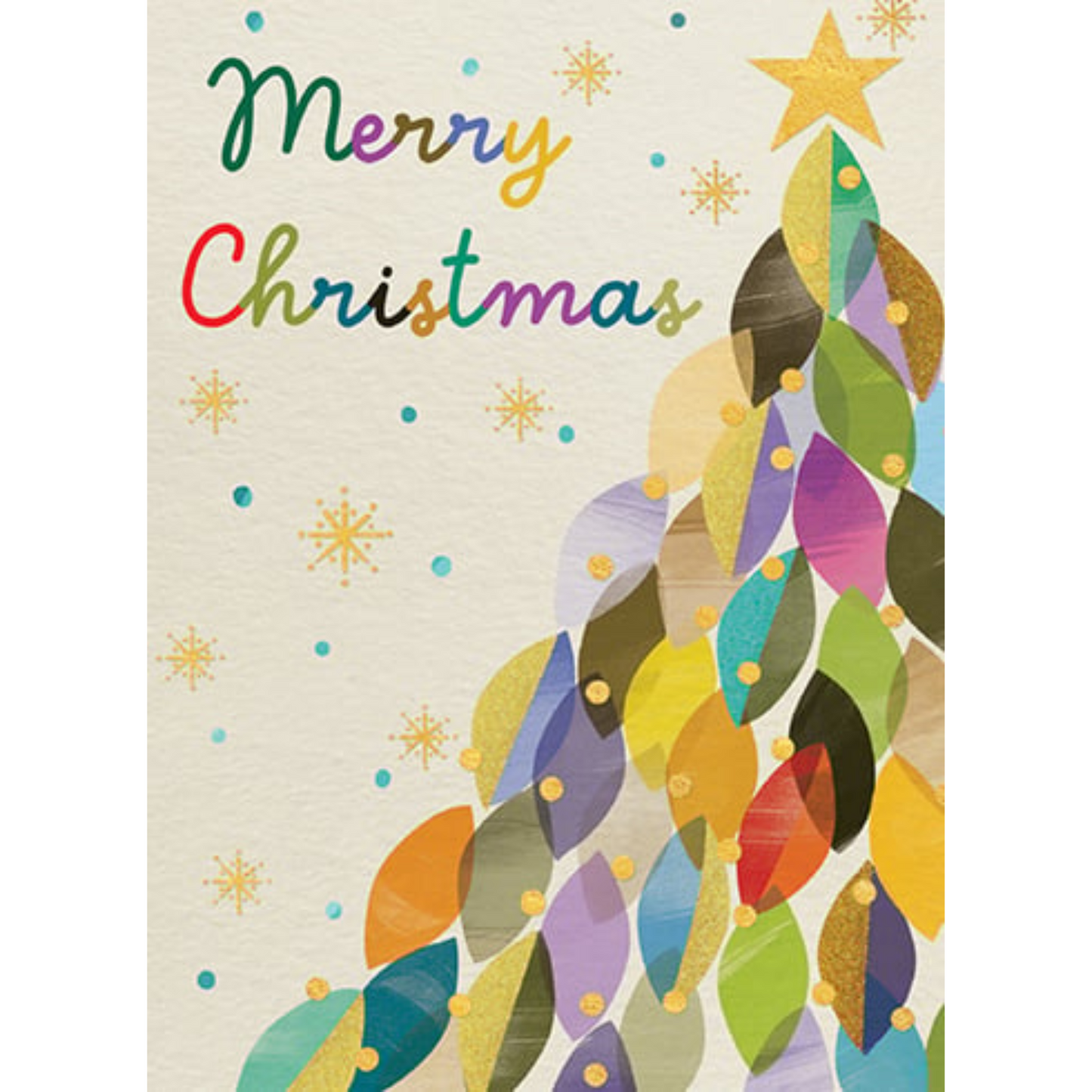 Multicolored Tree Boxed Holiday Cards