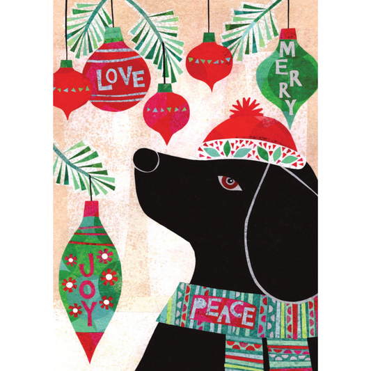 Black Lab Boxed Holiday Cards