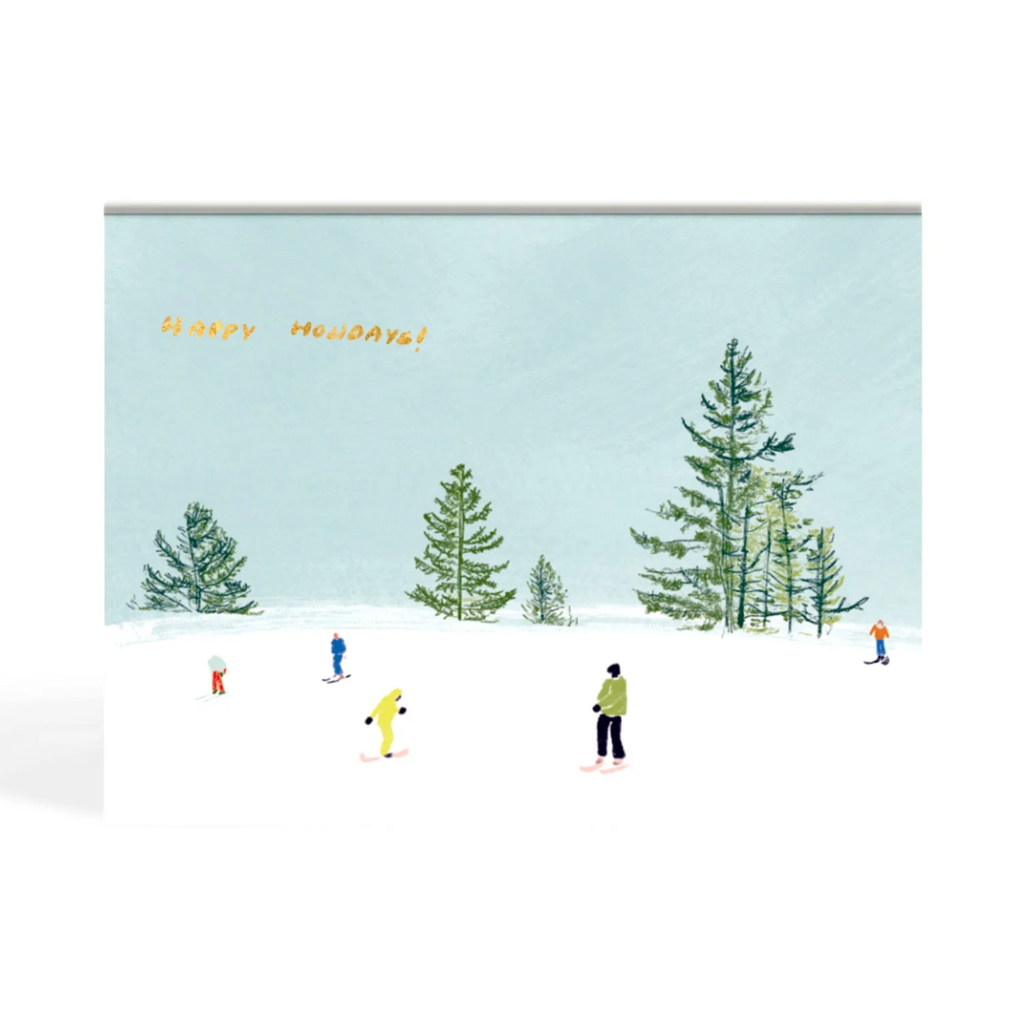 Winter Activities Boxed Holiday Cards