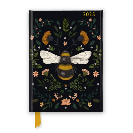 Jade Mosinski: Botanical Bee Foiled Pocket 2025 Planner