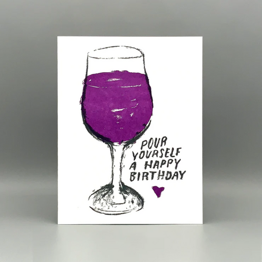 Birthday Pour Card