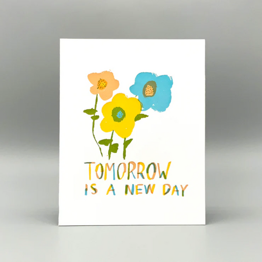 New Day Flowers Card