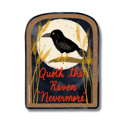 Quoth The Raven Sticker