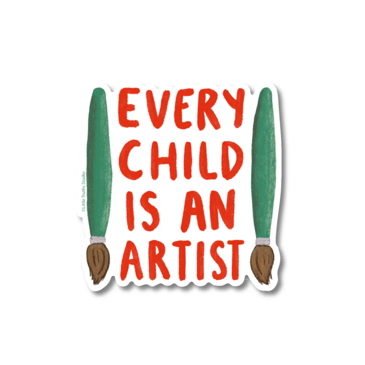 Every Child Is An Artist Sticker