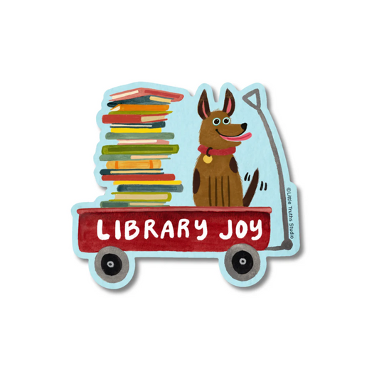 Library Joy Sticker