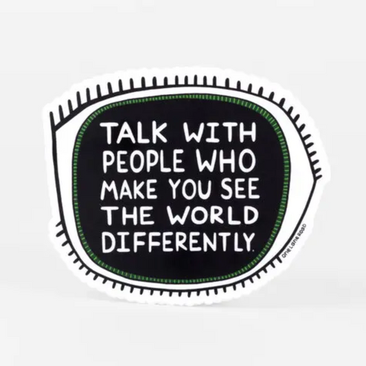 Talk With People Sticker