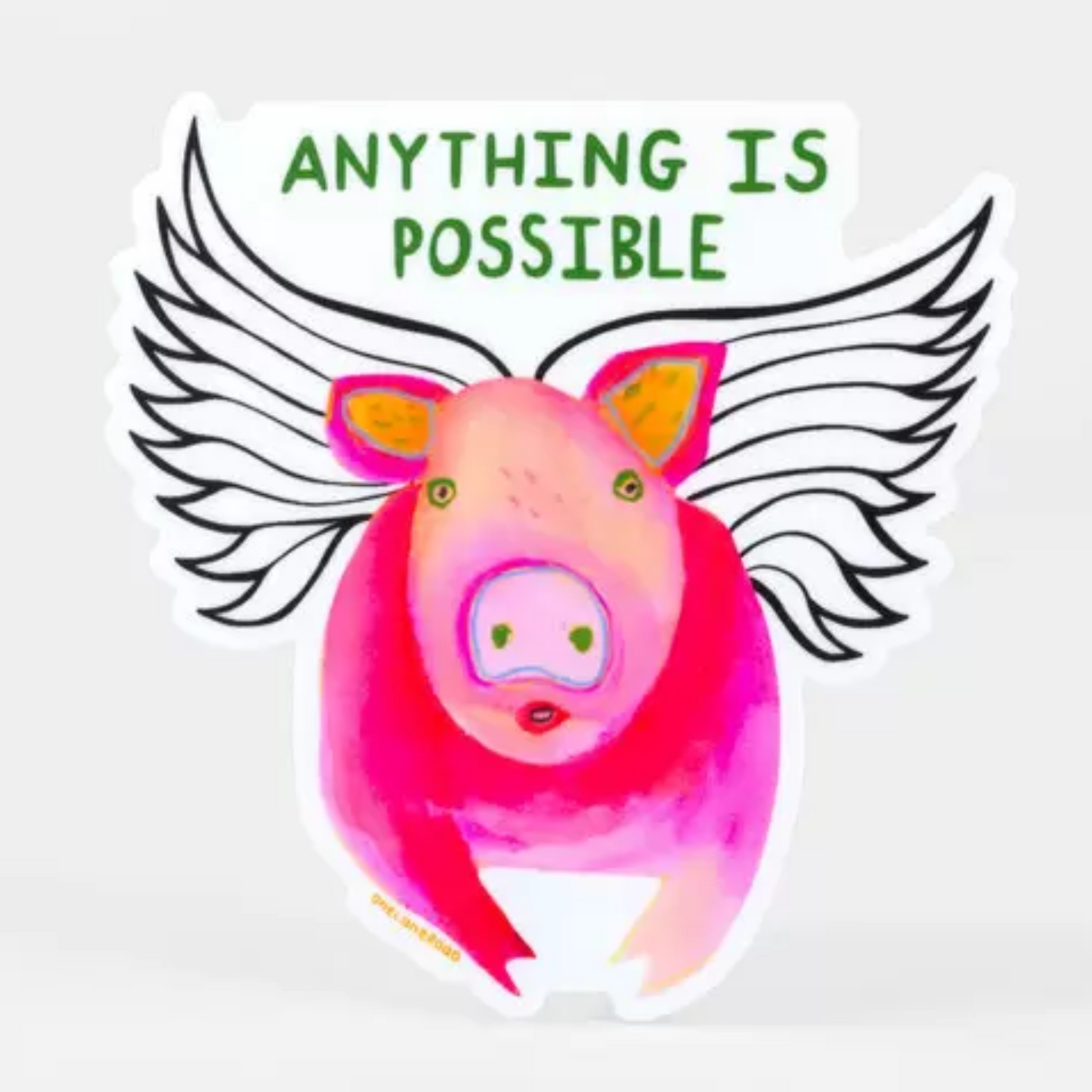 Flying Pig Sticker