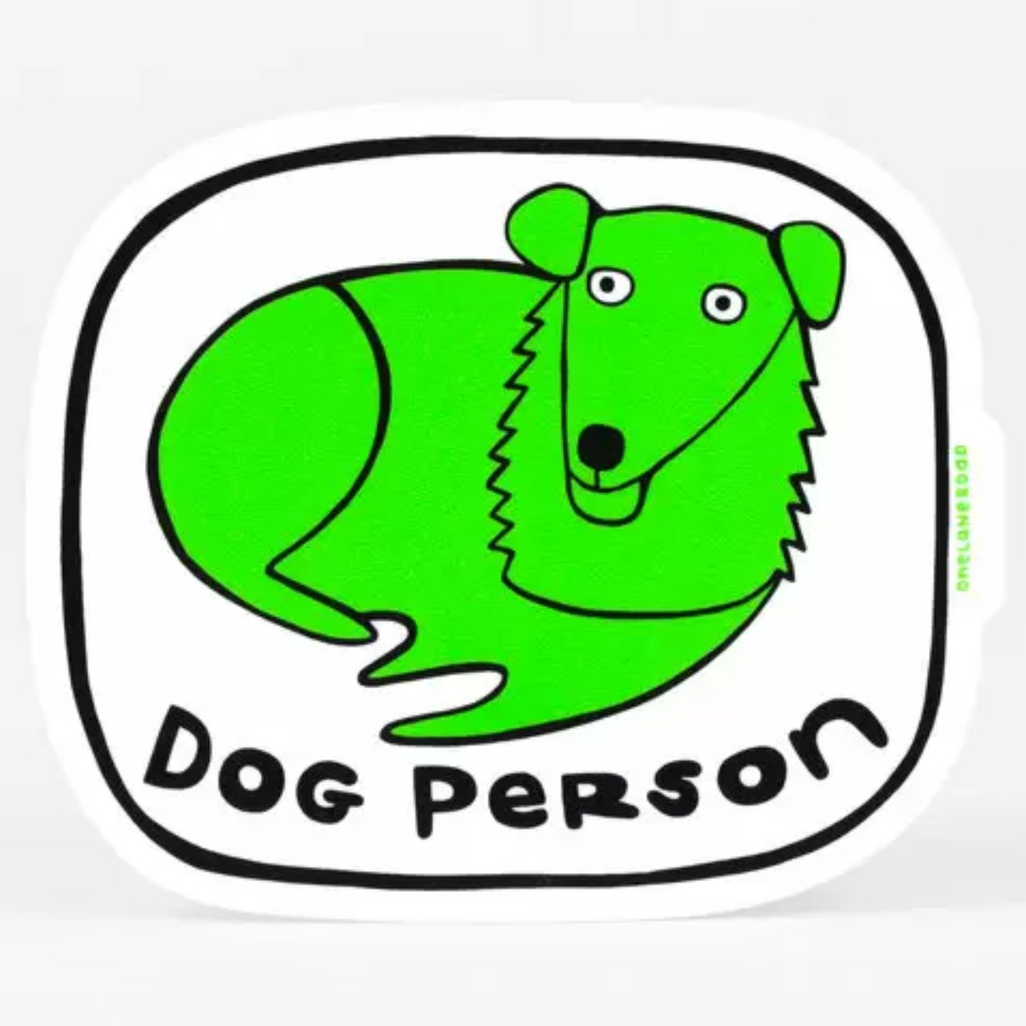 Dog Person Sticker