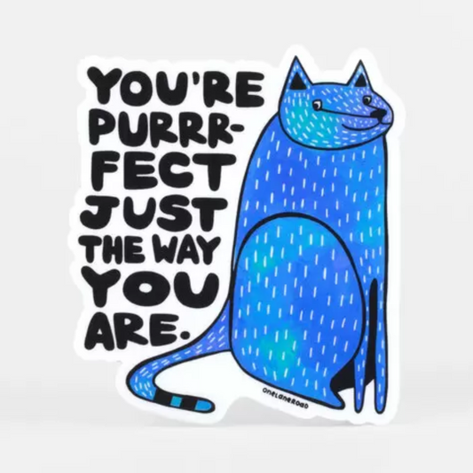 You're Purrrfect Sticker