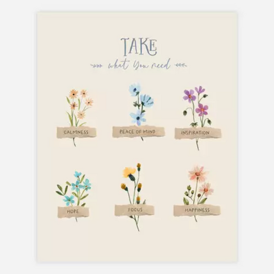 Take What You Need Giclee Print 8x10