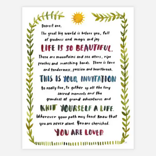Dearest One Archival Art Print 11x14