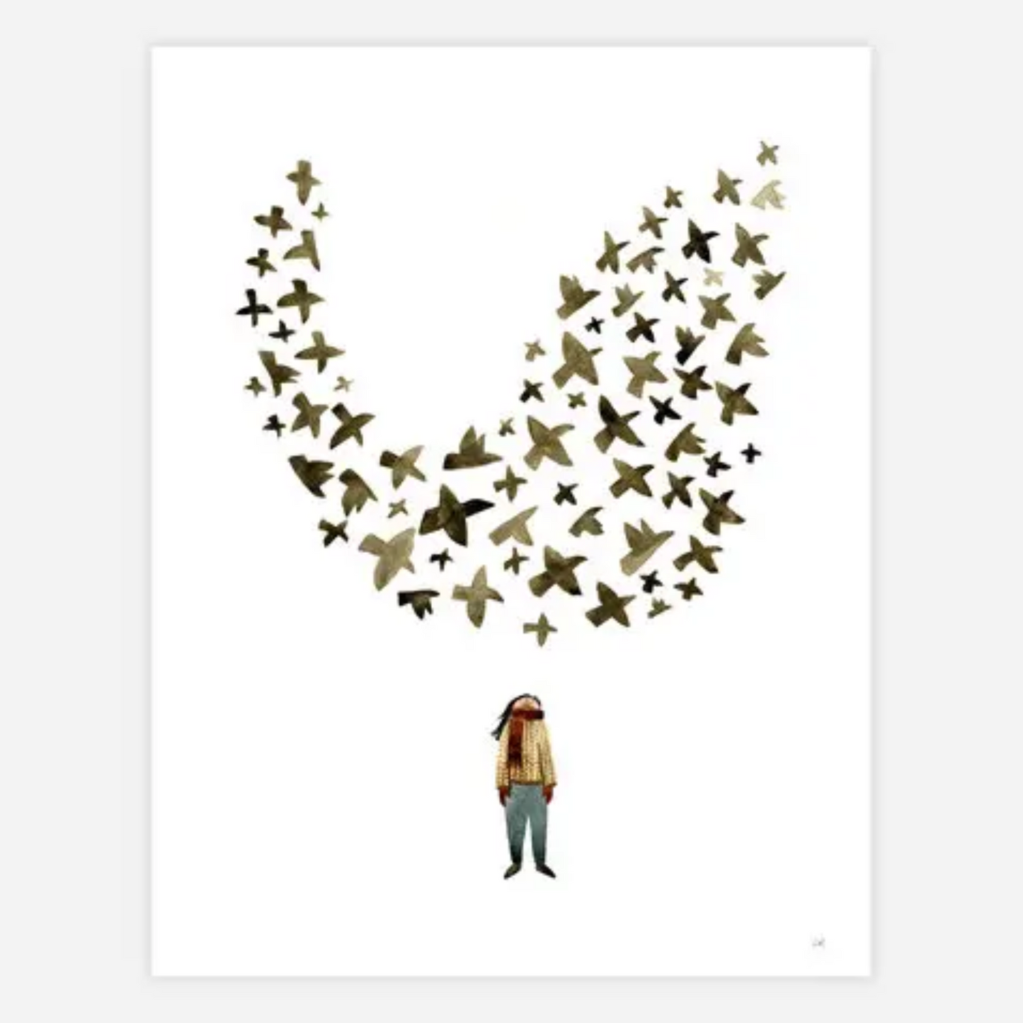 Murmuration Archival Art Print 8.5x11