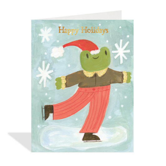 Holiday Frog Card