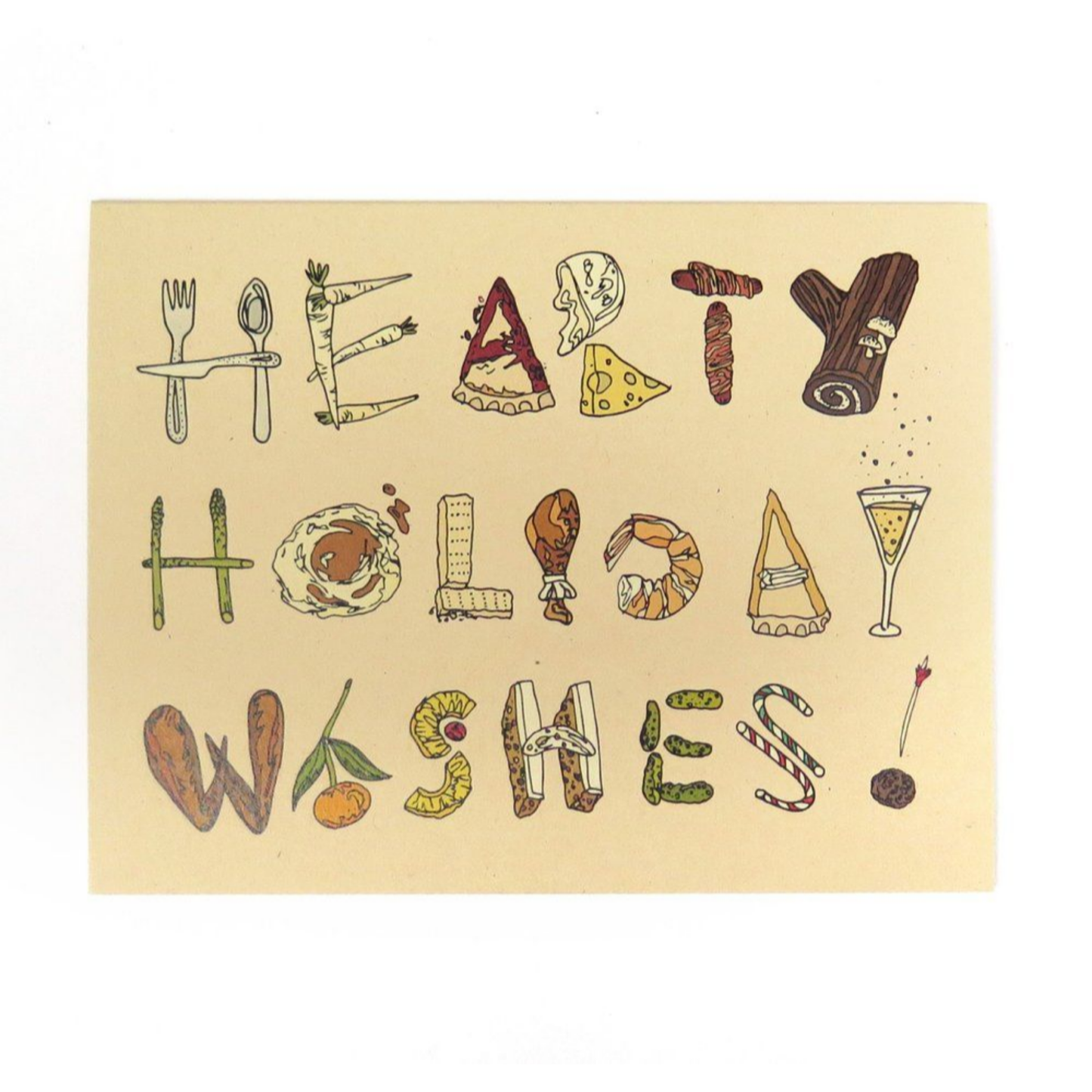 Hearty Holiday Wishes Card