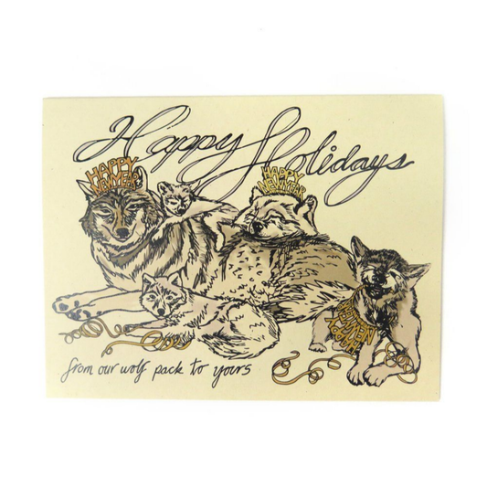 Wolf Pack Holiday Card
