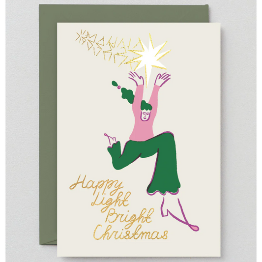 Happy Light Bright Christmas Card