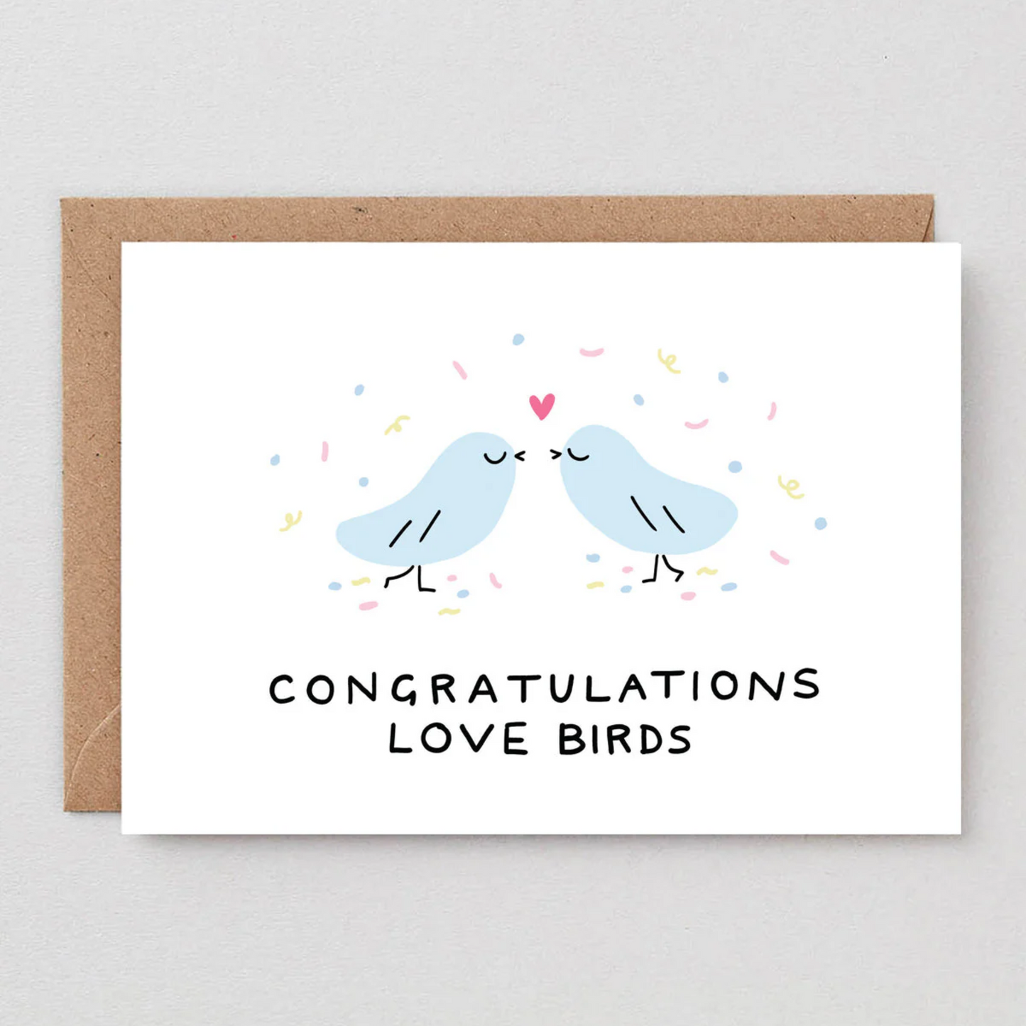 Congrats Love Birds Card