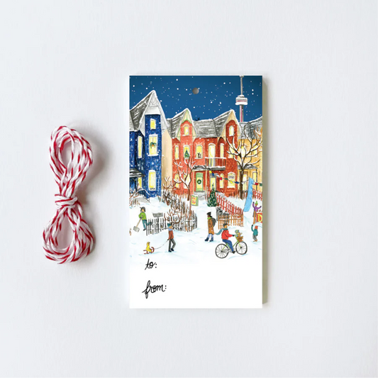 Toronto Kensington Market Holiday Gift Tags