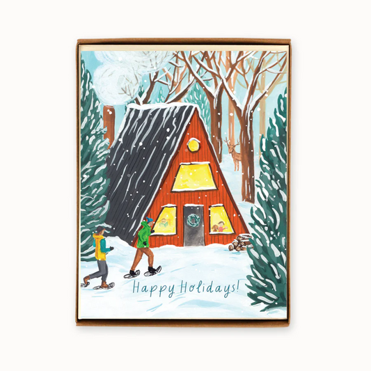 Holiday A-Frame Cottage Boxed Cards