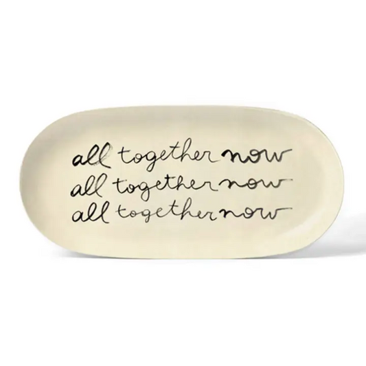 All Together Now Enamel Tray