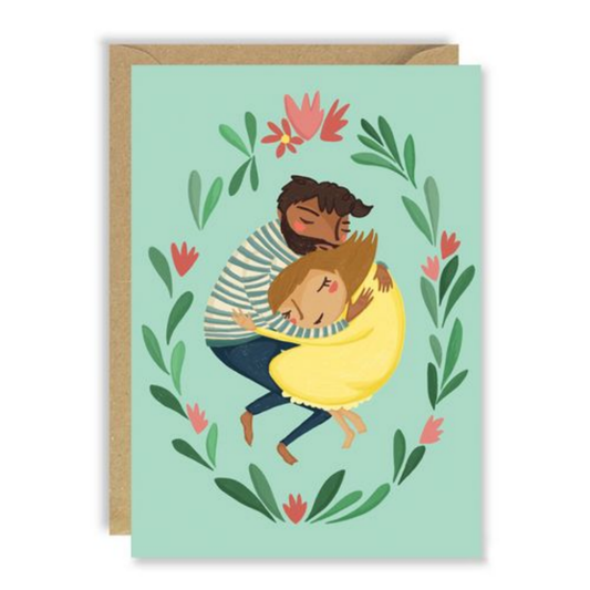 Couples in Flowers Card