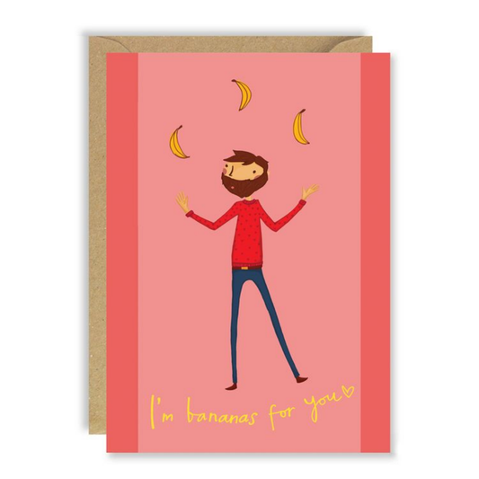 Bananas For You Card