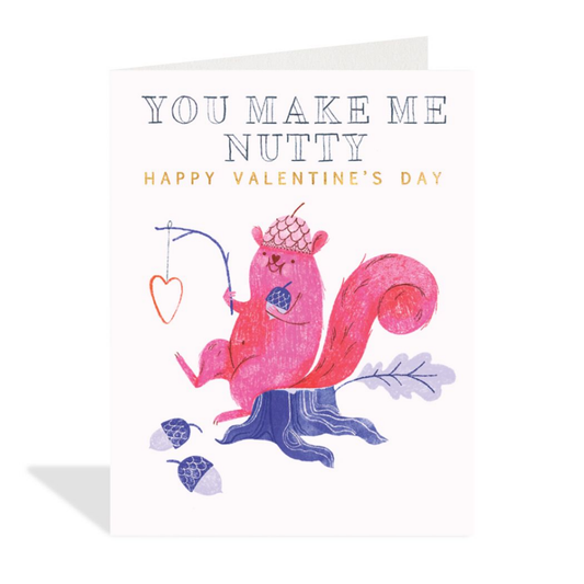Valentine Squirrel Card
