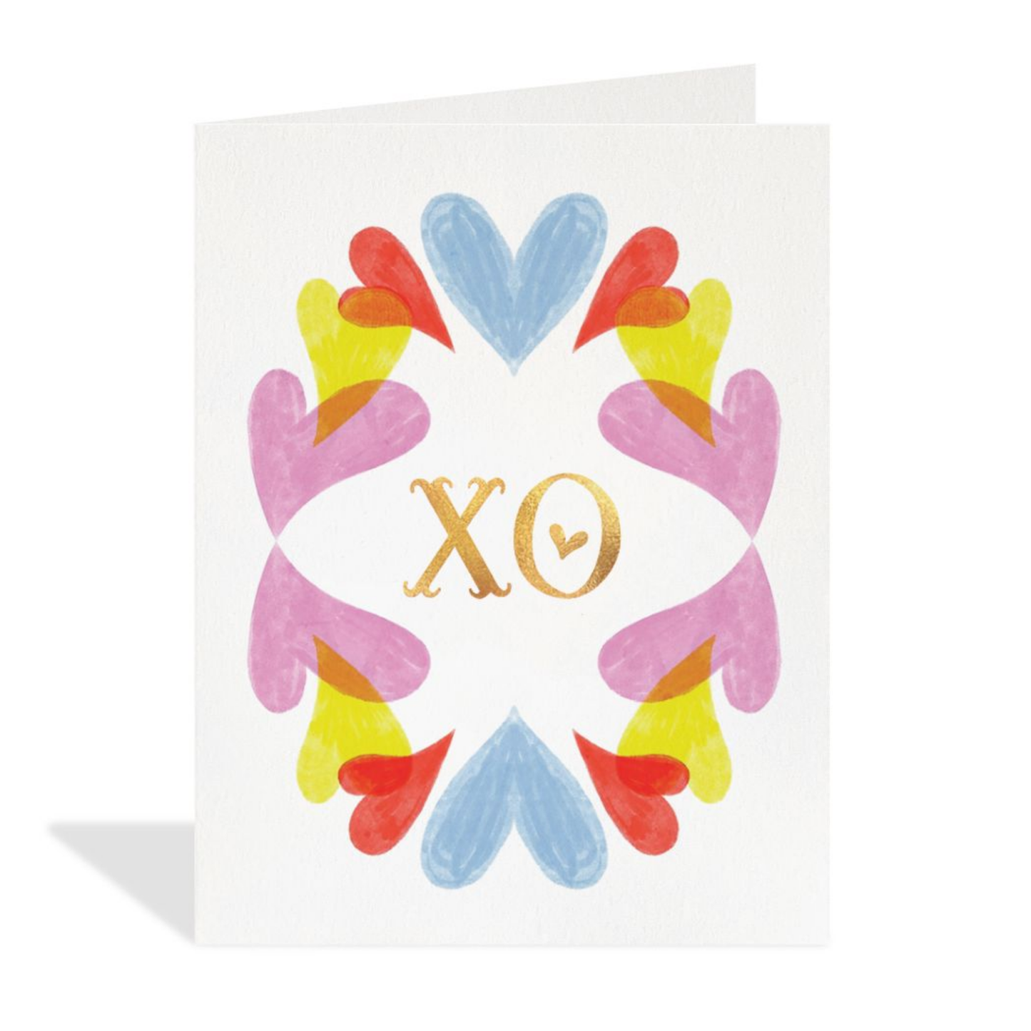 XO Hearts Card