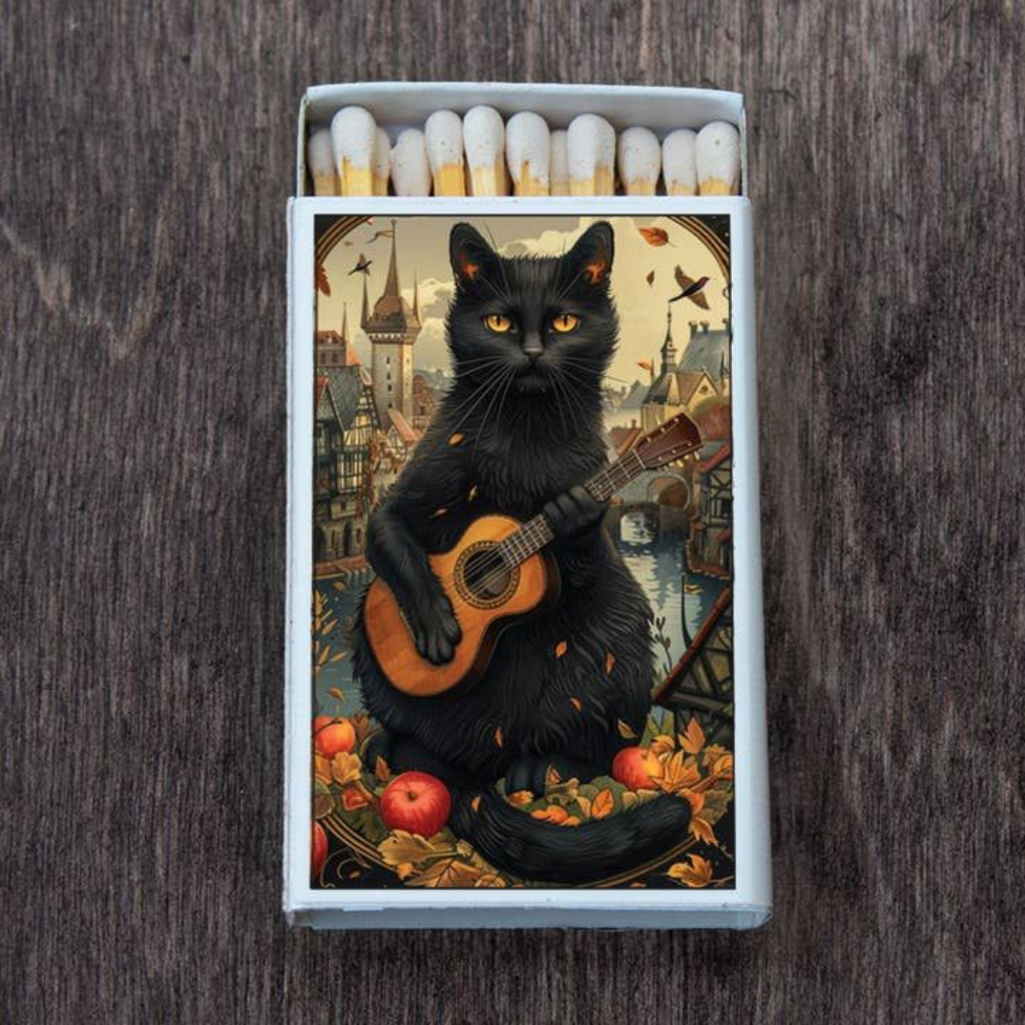 Halloween Black Cat Matches
