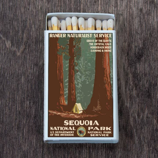 Sequoia Vintage Poster Matches