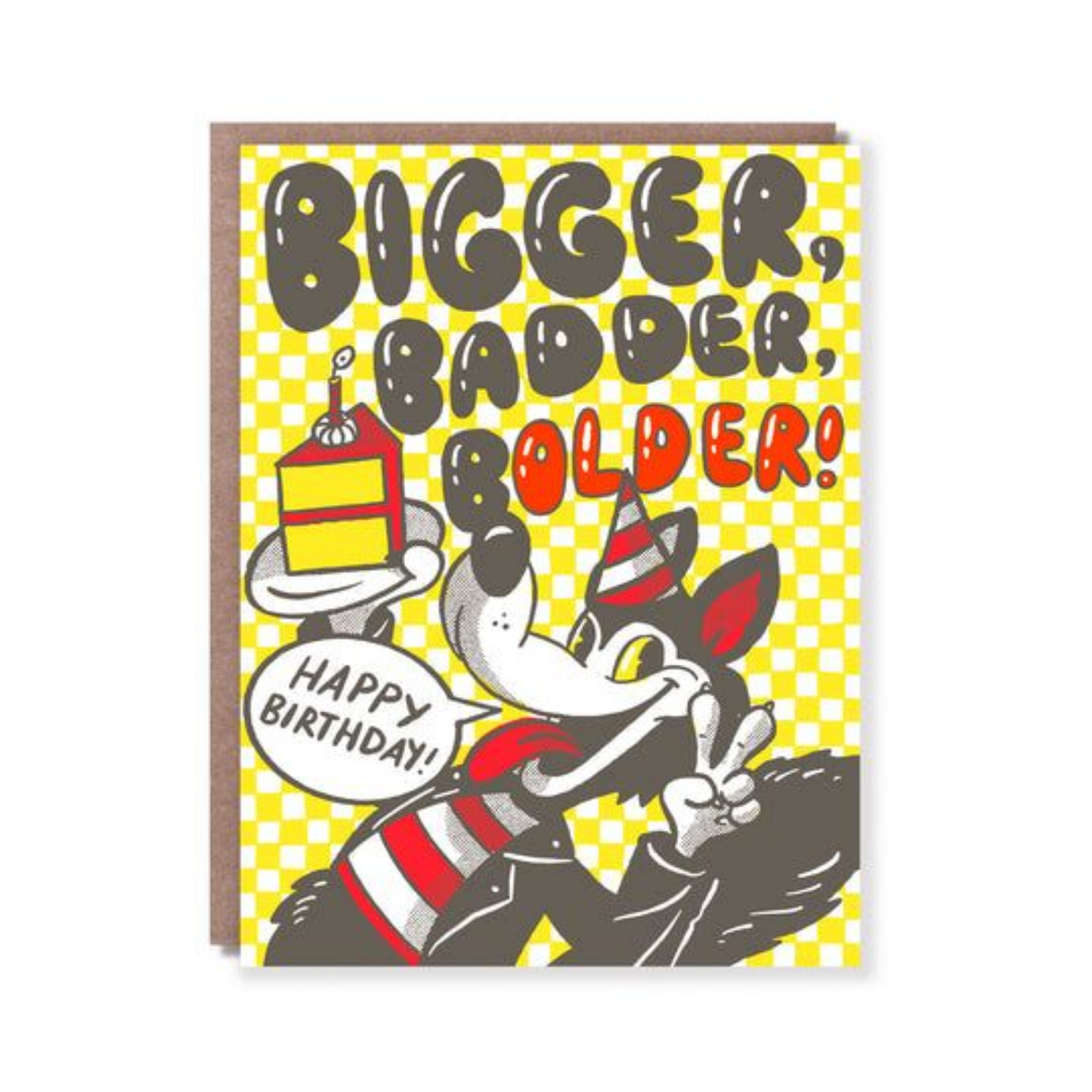 Birthday Bad Wolf Card