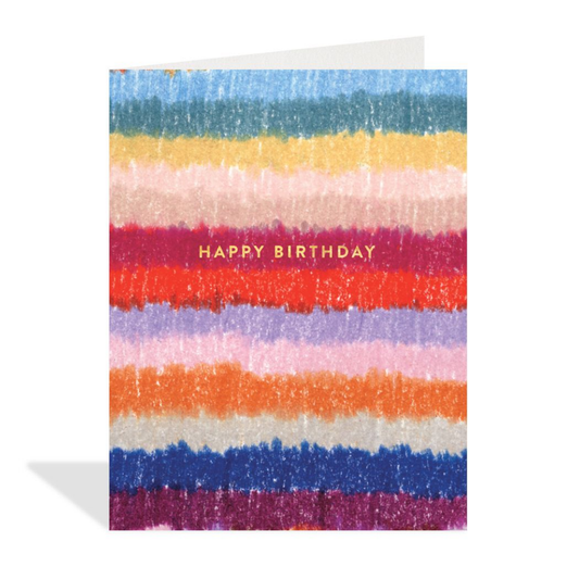 Birthday Stripes Card