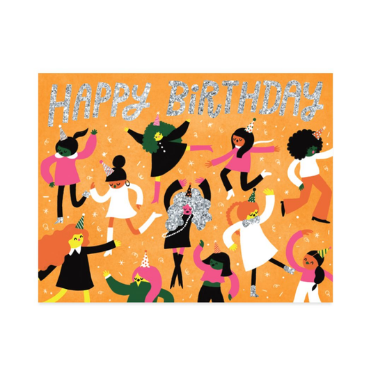 Birthday Dance Party Card