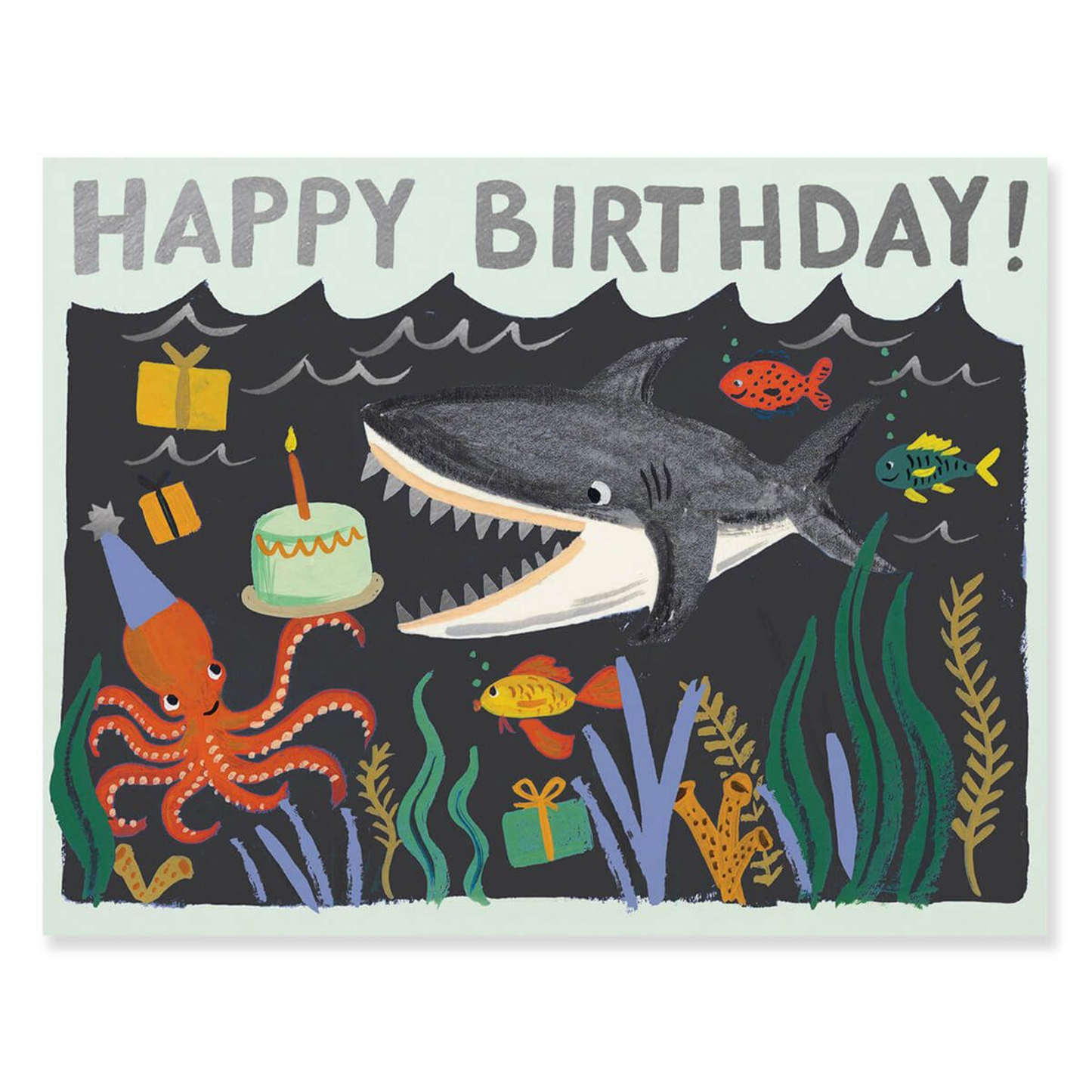 Shark Birthday Card