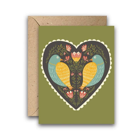 Birds At Heart Card